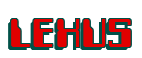 Rendering "LEXUS" using Computer Font