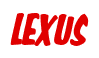 Rendering "LEXUS" using Big Nib