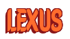 Rendering "LEXUS" using Callimarker