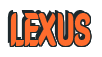 Rendering "LEXUS" using Callimarker