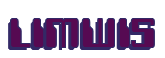 Rendering "LIMWIS" using Computer Font