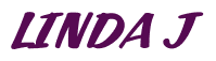 Rendering "LINDA J" using Casual Script