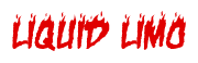 Rendering "LIQUID LIMO" using Charred BBQ