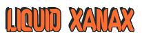 Rendering "LIQUID XANAX" using Callimarker