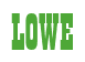 Rendering "LOWE" using Bill Board