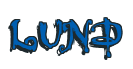 Rendering "LUND" using Buffied