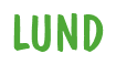 Rendering "LUND" using Dom Casual