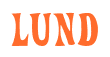 Rendering "LUND" using ActionIs