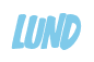 Rendering "LUND" using Big Nib