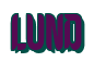 Rendering "LUND" using Callimarker