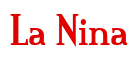 Rendering "La Nina" using Credit River