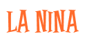Rendering "La Nina" using Cooper Latin