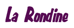 Rendering "La Rondine" using Big Nib