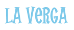 Rendering "La Verga" using Cooper Latin