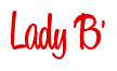 Rendering "Lady 'B'" using Bean Sprout