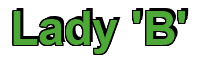 Rendering "Lady 'B'" using Arial Bold