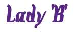 Rendering "Lady 'B'" using Color Bar