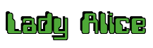 Rendering "Lady Alice" using Computer Font