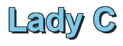Rendering "Lady C" using Arial Bold