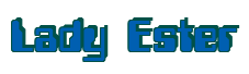 Rendering "Lady Ester" using Computer Font