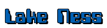 Rendering "Lake Ness" using Computer Font