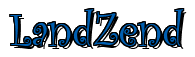 Rendering "LandZend" using Curlz