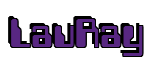 Rendering "LauRay" using Computer Font