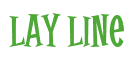 Rendering "Lay Line" using Cooper Latin