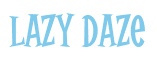 Rendering "Lazy Daze" using Cooper Latin