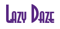 Rendering "Lazy Daze" using Asia