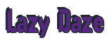 Rendering "Lazy Daze" using Callimarker
