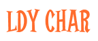 Rendering "Ldy Char" using Cooper Latin