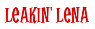Rendering "Leakin' Lena" using Cooper Latin