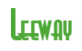 Rendering "Leeway" using Asia
