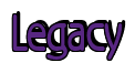 Rendering "Legacy" using Beagle