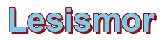 Rendering "Lesismor" using Arial Bold