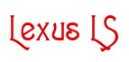 Rendering "Lexus LS" using Agatha