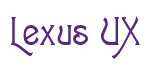 Rendering "Lexus UX" using Agatha
