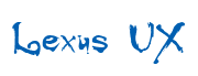 Rendering "Lexus UX" using Buffied