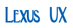 Rendering "Lexus UX" using Deco