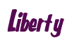 Rendering "Liberty" using Big Nib