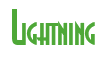 Rendering "Lightning" using Asia