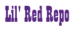 Rendering "Lil' Red Repo" using Bill Board
