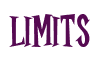 Rendering "Limits" using Cooper Latin