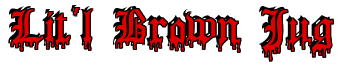 Rendering "Lit'l Brown Jug" using Dracula Blood
