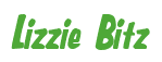 Rendering "Lizzie Bitz" using Big Nib