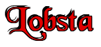 Rendering "Lobsta" using Black Chancery