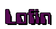 Rendering "Lofin" using Computer Font