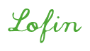 Rendering "Lofin" using Commercial Script