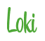 Rendering "Loki" using Bean Sprout